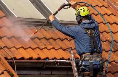 Démoussage et hydrofuge de toiture à Orchamps